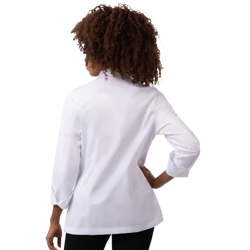 Julia Chef Jacket White - MANELLI | BRAGARD | From the back