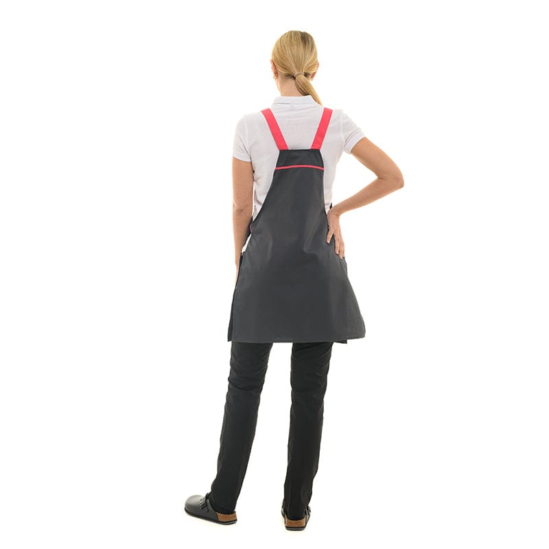 EZAC Anthracite Raspberry Kitchen Chasuble - ROBUR -  by Robur | MANELLI