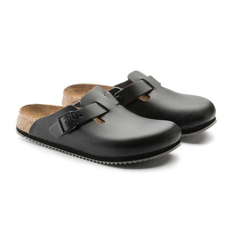 Mixed Work Clog Boston Super Grip Black - BIRKENSTOCK - Kitchen Shoes by Birkenstock | MANELLI |  For comfort