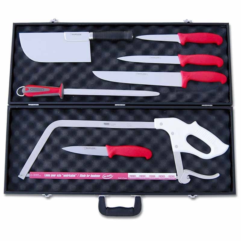 Butcher's 7-Piece Case Made in France - FISCHER - by Fischer Bargoin | MANELLI``