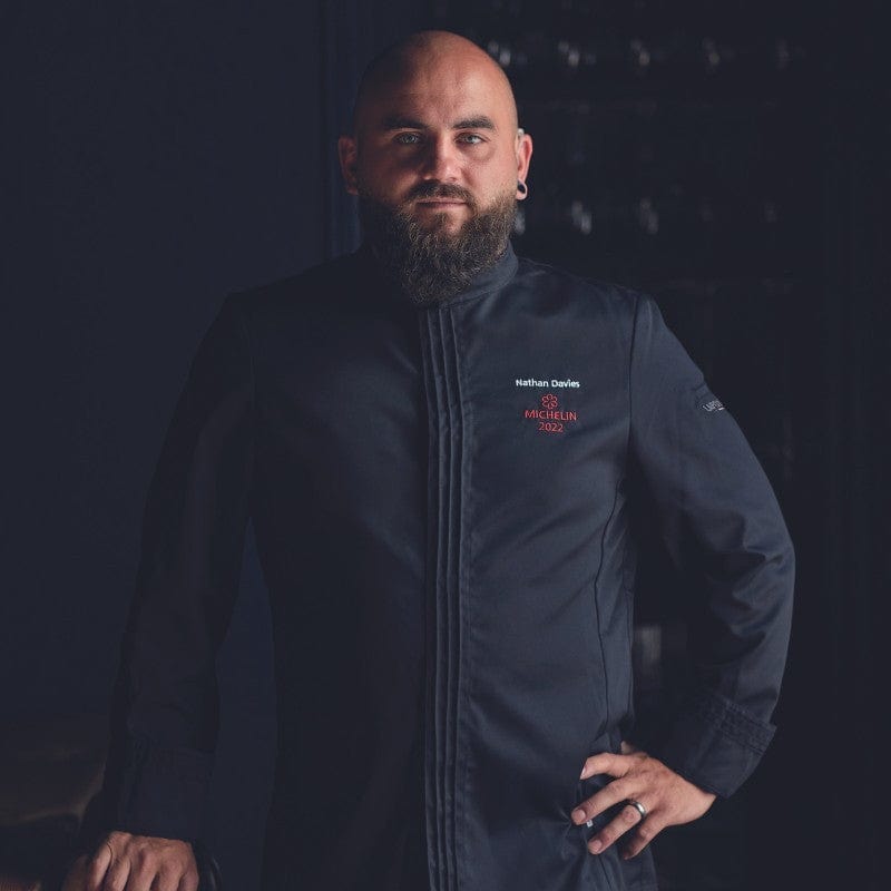 Men's Black Kitchen Coat - LAFONT -  by Lafont - Cuisine | MANELLI``