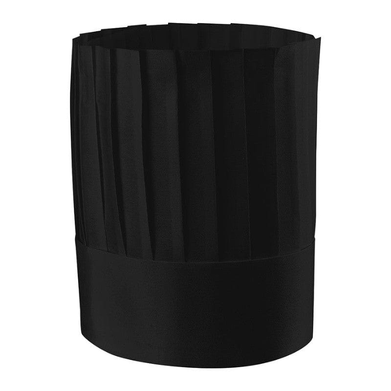 Straight Toque Set of 10 Non-Woven Black Disposable Millefeuille - LAFONT CUISINE - by Lafont - Cuisine | MANELLI``