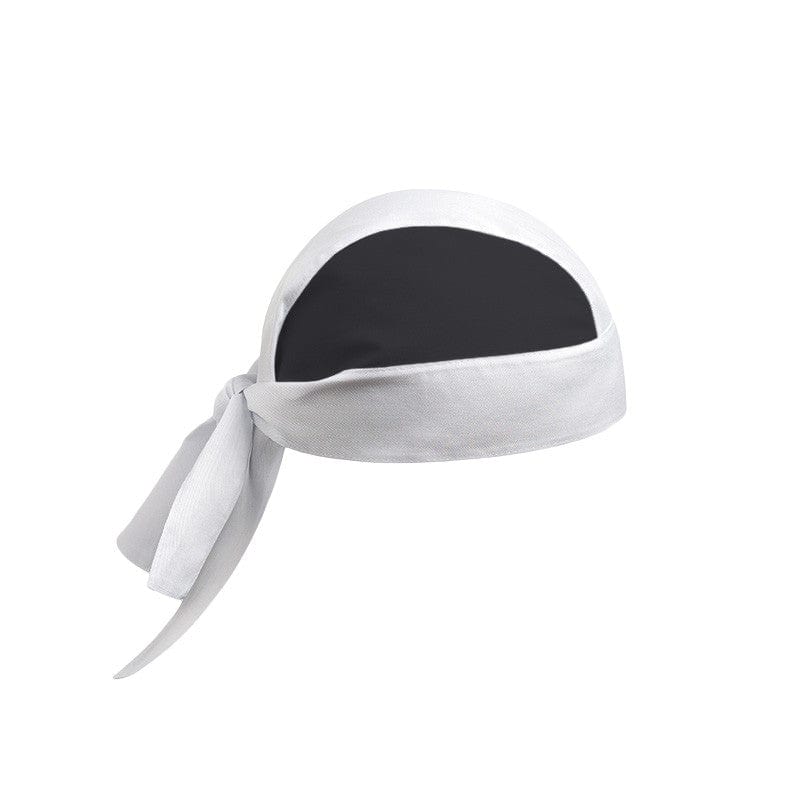 Black and White Bicolor Chef Bandana - MANELLI -  by Manelli | MANELLI``