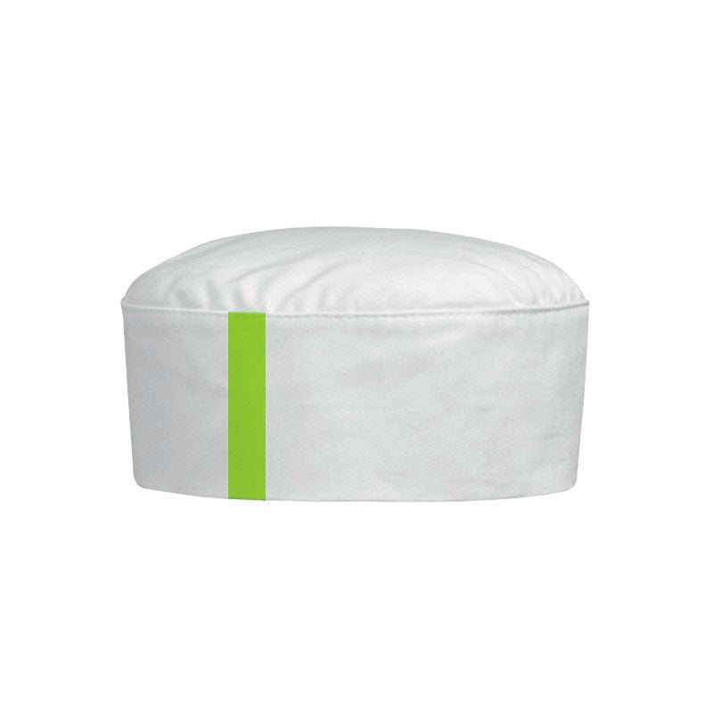 White Cap with Green Piping - MANELLI - by Manelli | MANELLI``