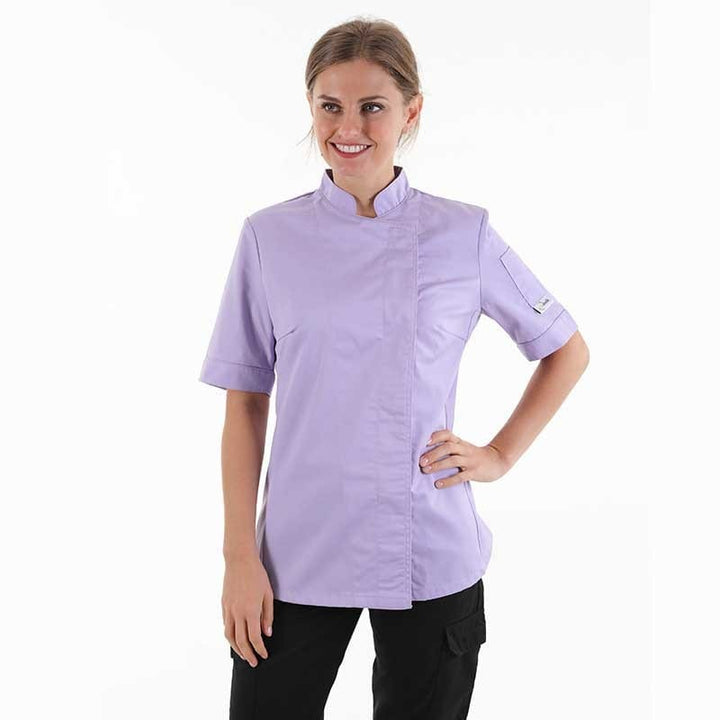 Women's Lilac Short Sleeve or Long Sleeve Kitchen Coat - MANELLI -  by Manelli | MANELLI``