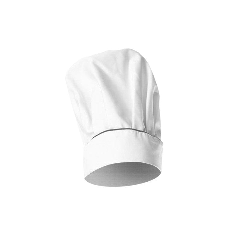 White Toque with Gray Piping - MANELLI - by Manelli | MANELLI``