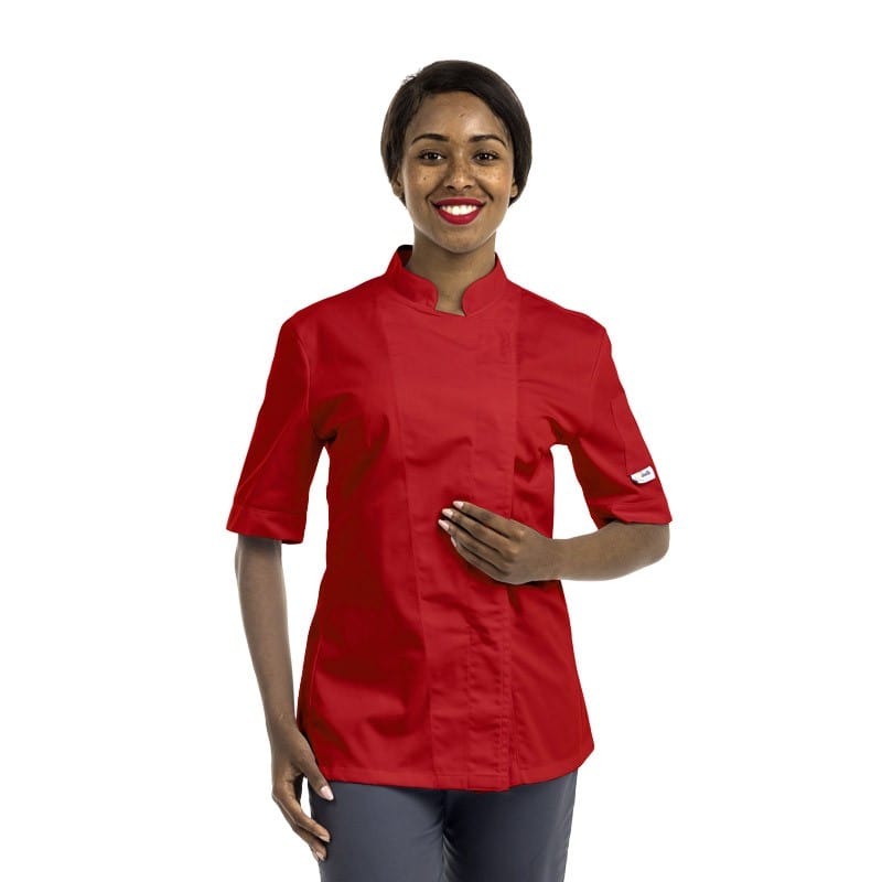 Women's Long Sleeve Red Kitchen Coat - MANELLI - by Manelli | MANELLI``