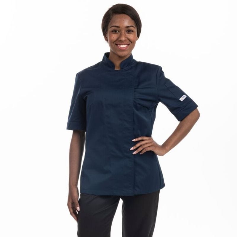 Women's Short Sleeve or Long Sleeve Blue Lady Kitchen Coat - MANELLI - by Manelli | MANELLI``