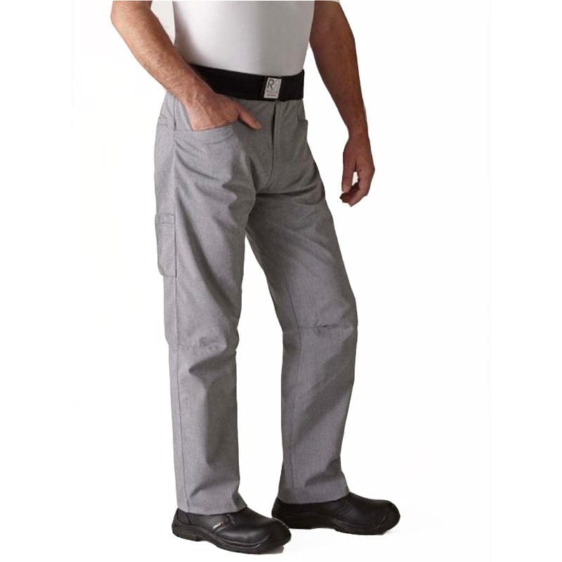 ARENAL Heather Gray Unisex Kitchen Pants - ROBUR - by Robur | MANELLI``