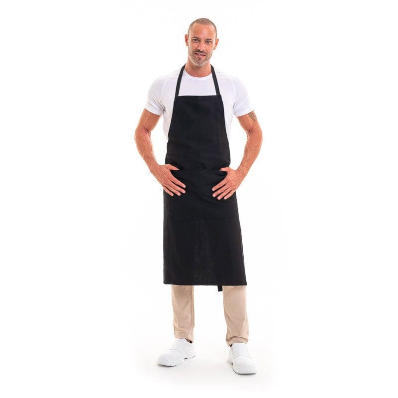 Black Bib Apron Pise - ROBUR -  by Robur | MANELLI