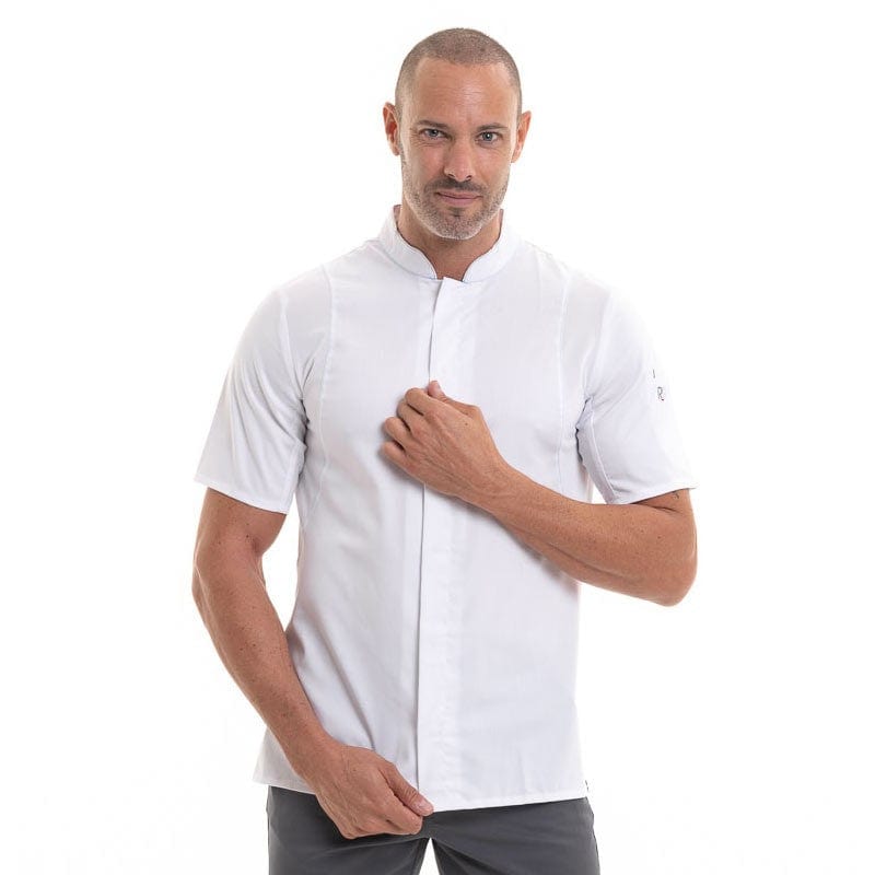 Bolt 37.5 technology Short Sleeve Chef Coat - ROBUR -  by Robur | MANELLI``