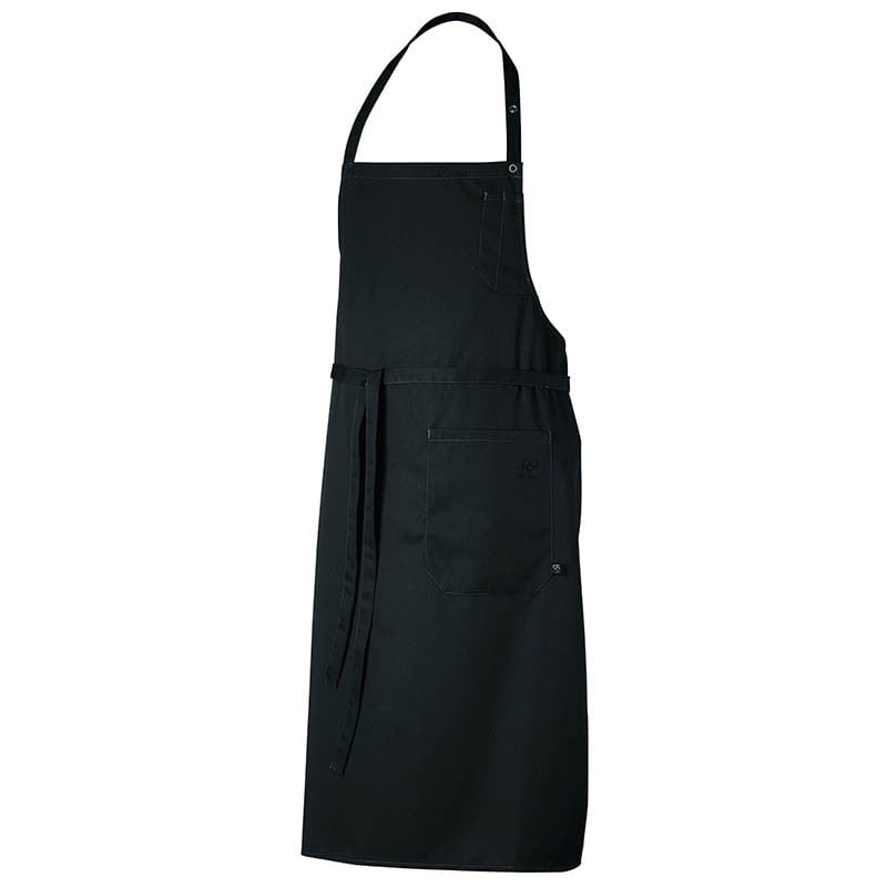 Dax Black Unisex Kitchen Apron - ROBUR -  by Robur | MANELLI | Overview