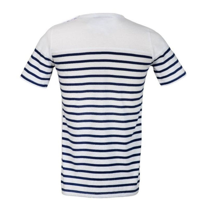 Men’s Short-Sleeved Sailor Shirt Bosco - ROBUR I MANELLI I Back