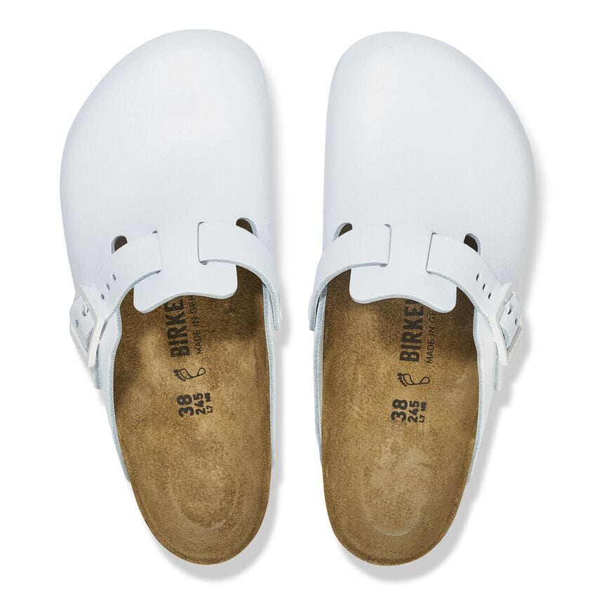 Boston White Professional Clogs - BIRKENSTOCK - Kitchen Shoes by Birkenstock | MANELLI``