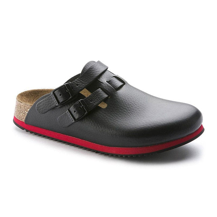 Kay Black Leather Work Clog - BIRKENSTOCK - Kitchen Shoes by Birkenstock | MANELLI``