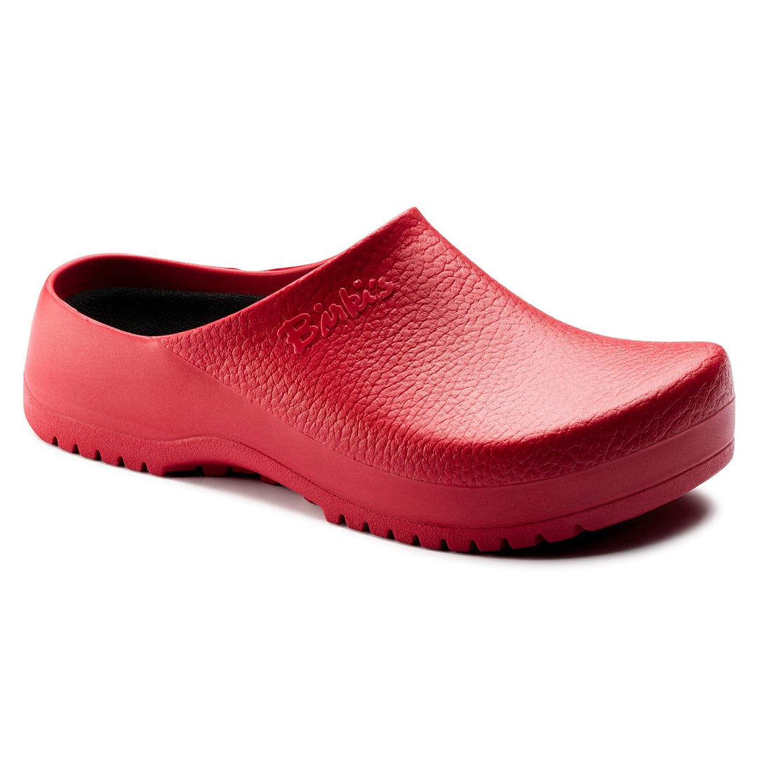 Red Super Birki Clogs for Restaurants | Birkenstock Professional Footwear - Kitchen Shoes by Birkenstock | MANELLI``