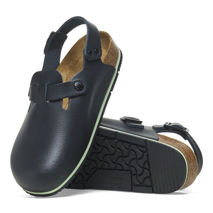 Tokio Pro Clog Black Leather - BIRKENSTOCK - Kitchen Shoes by Birkenstock | MANELLI``