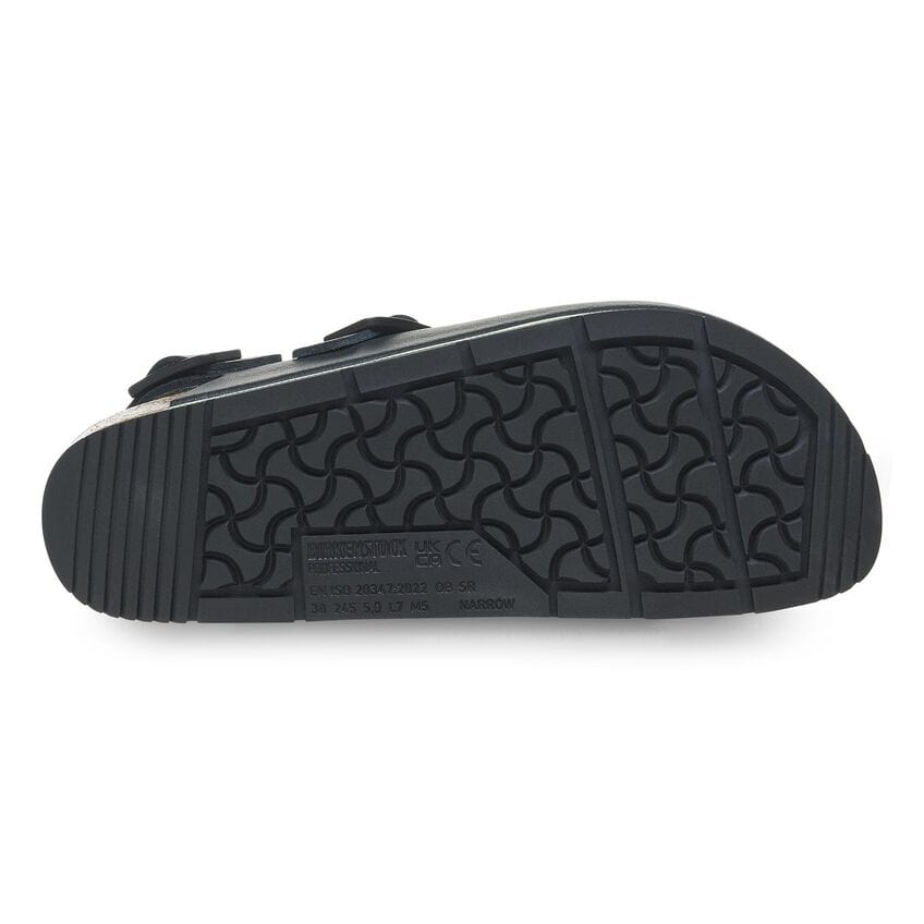 Tokio Pro Clog Black Leather - BIRKENSTOCK - Kitchen Shoes by Birkenstock | MANELLI``