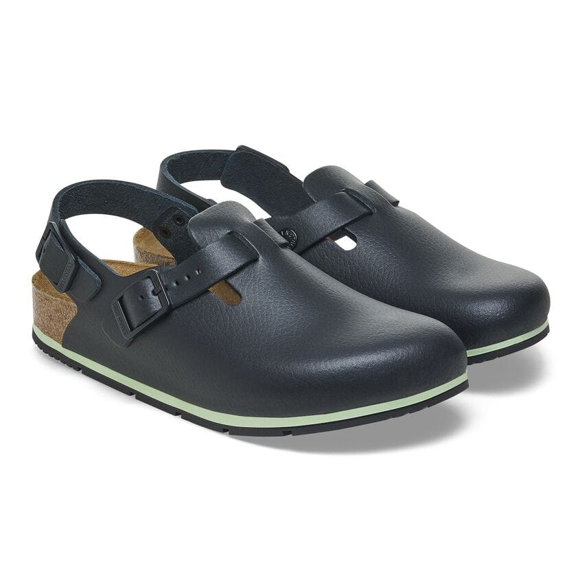 Tokio Pro Clog Black Leather - BIRKENSTOCK - Kitchen Shoes by Birkenstock | MANELLI``