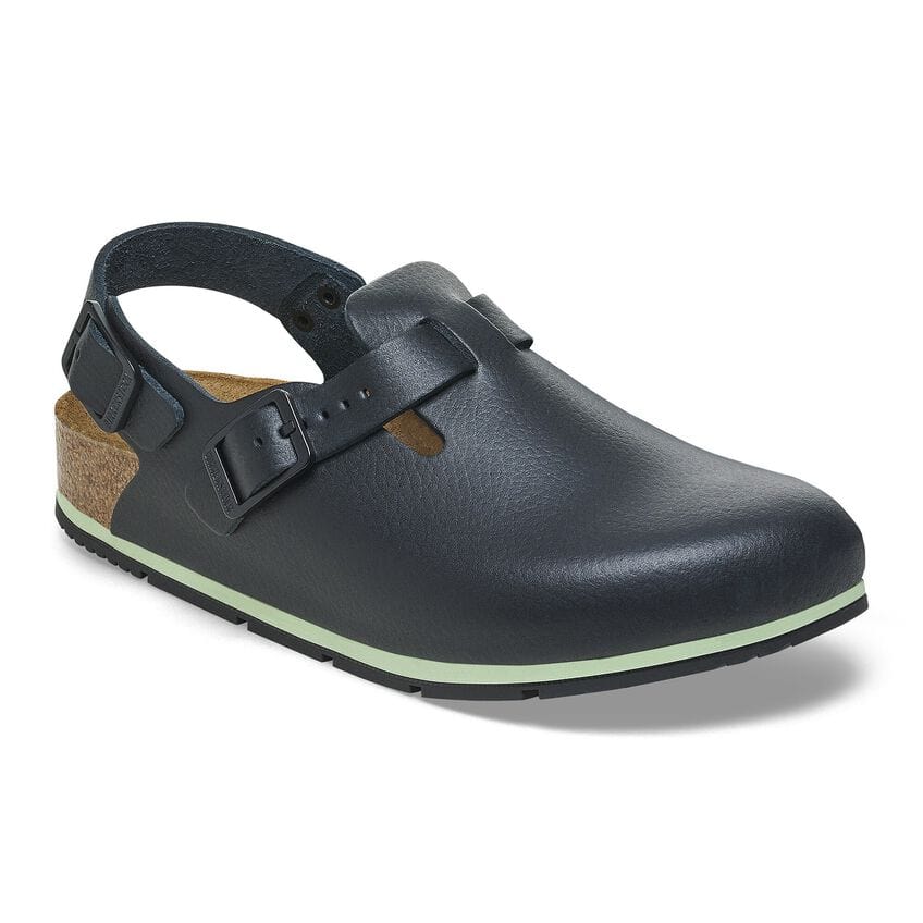 Tokio Pro Clog Black Leather - BIRKENSTOCK - Kitchen Shoes by Birkenstock | MANELLI``