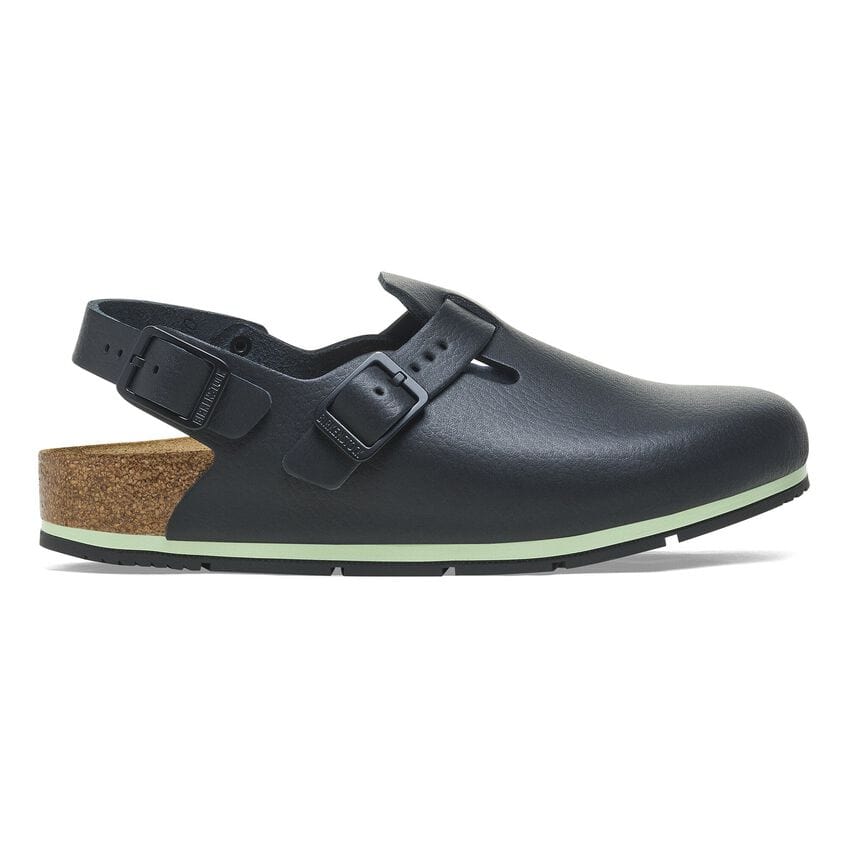 Tokio Pro Clog Black Leather - BIRKENSTOCK - Kitchen Shoes by Birkenstock | MANELLI``