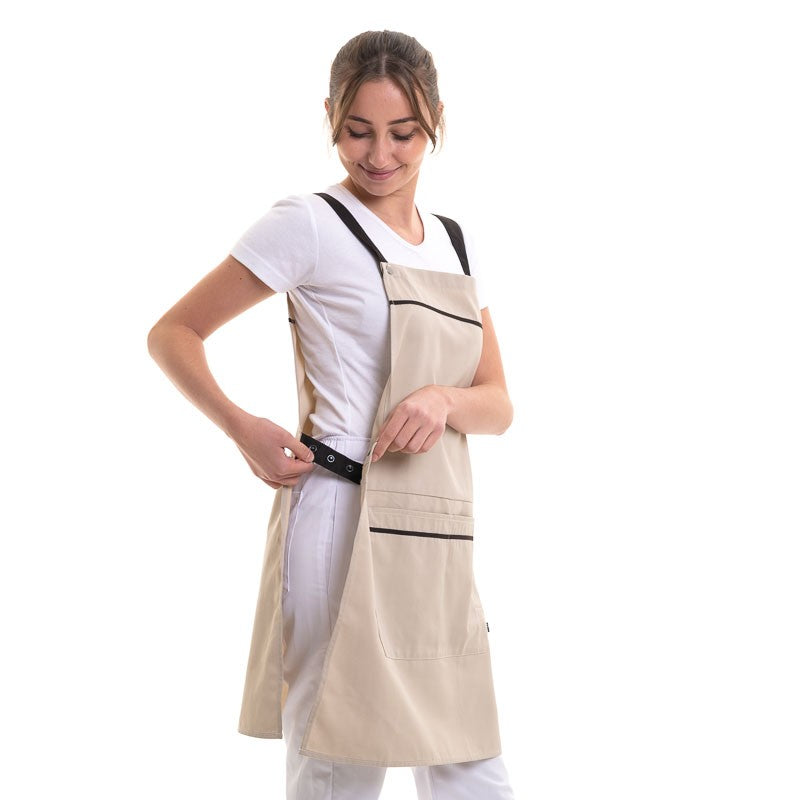 EZAC Beige Moka Kitchen Chasuble - ROBUR -  by Robur | MANELLI | Buttons
