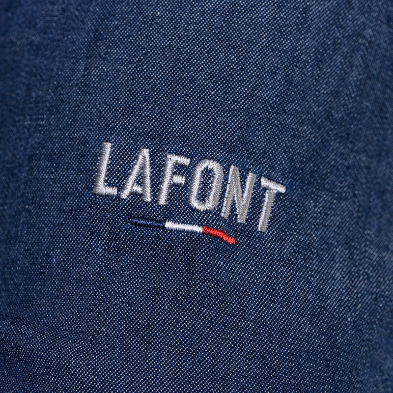 BIEVRE Short Sleeve Denim Kitchen Coat - LAFONT -  by Lafont - Cuisine | MANELLI``