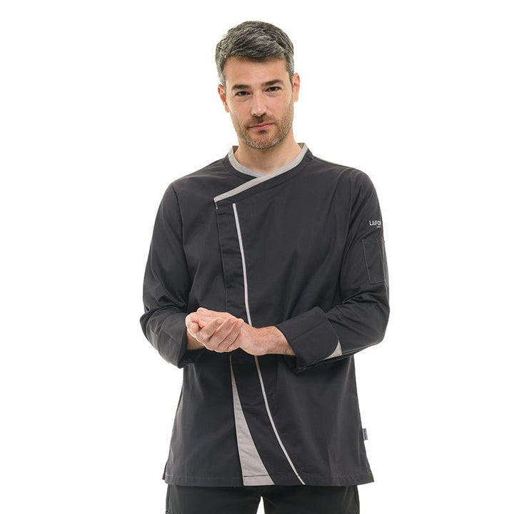 Men's Gray Long Sleeve Chef Coat  Mint - LAFONT -  by Lafont - Cuisine | MANELLI``