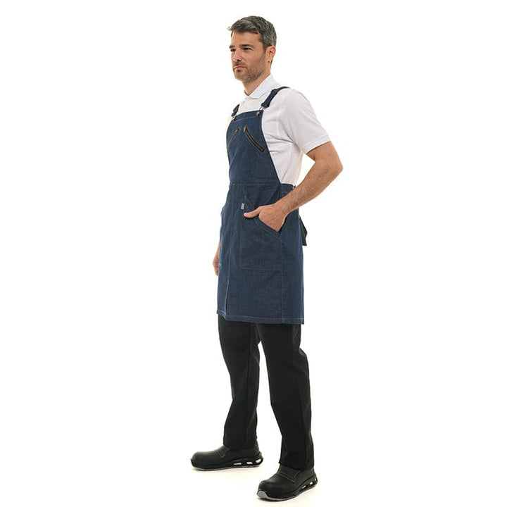 406 Denim Bib Kitchen Apron - LAFONT -  by Lafont - Cuisine | MANELLI``