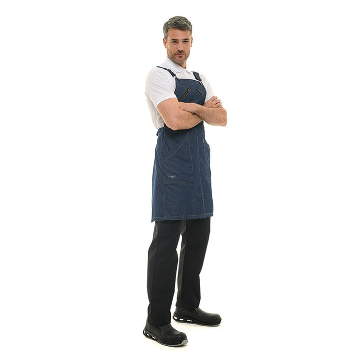 406 Denim Bib Kitchen Apron - LAFONT -  by Lafont - Cuisine | MANELLI``