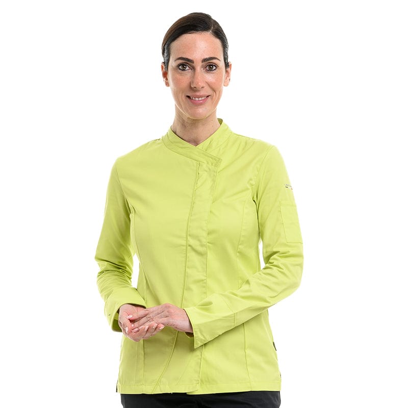 Women's Lime Long Sleeve Kitchen Coat - LAFONT -  by Lafont - Cuisine | MANELLI``