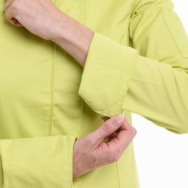 Women's Lime Long Sleeve Kitchen Coat - LAFONT -  by Lafont - Cuisine | MANELLI``