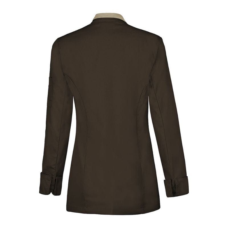 Saffron Women's Kitchen Coat Long Sleeve Brown - LAFONT -  by Lafont - Cuisine | MANELLI``