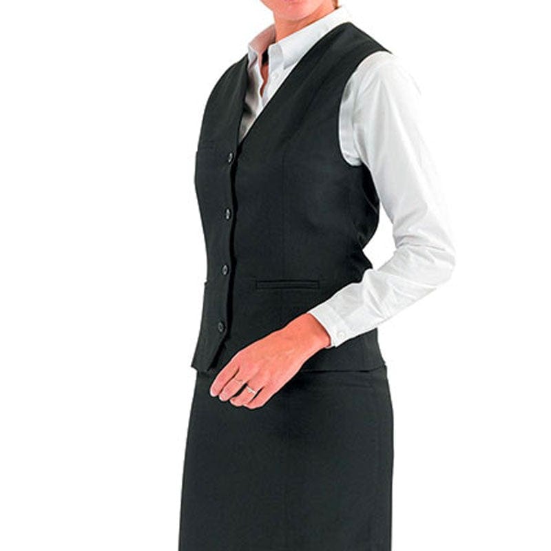 Americano Black Women's Work Vest - LAFONT SERVICE -  by MANELLI | MANELLI``