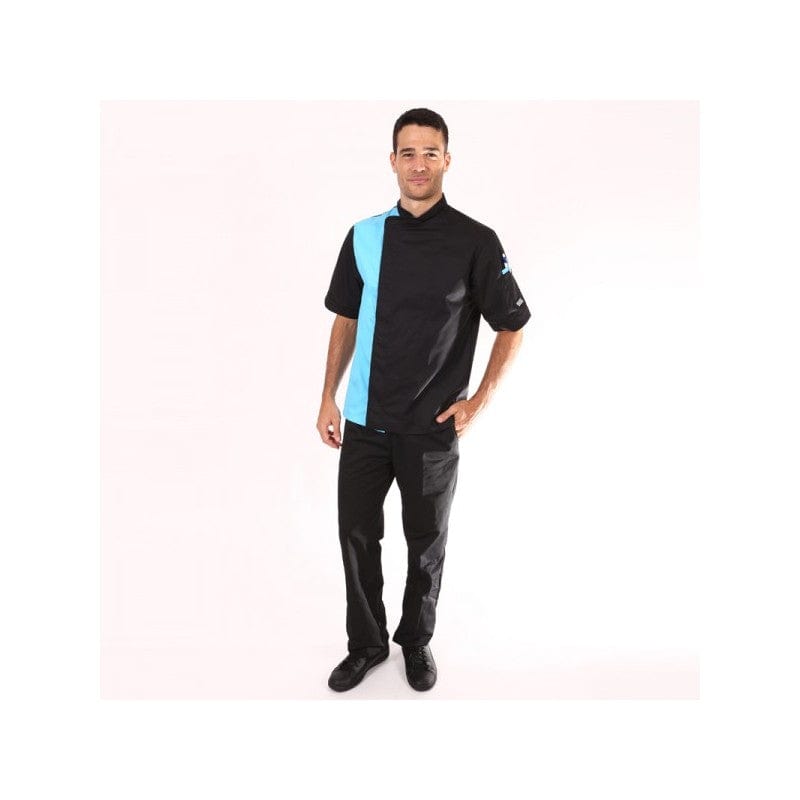 Black Blue Pastry Chef Jacket - MANELLI -  by Manelli | MANELLI``