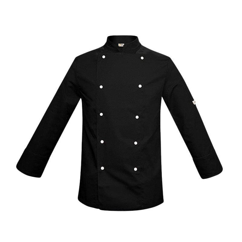 Black Children's Chef Jacket with White Buttons - MANELLI -  by MANELLI | MANELLI``