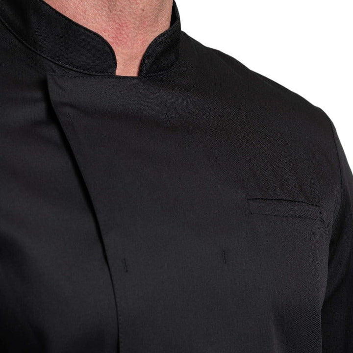 Black Long Sleeve Chef Coat - MANELLI -  by Manelli | MANELLI``