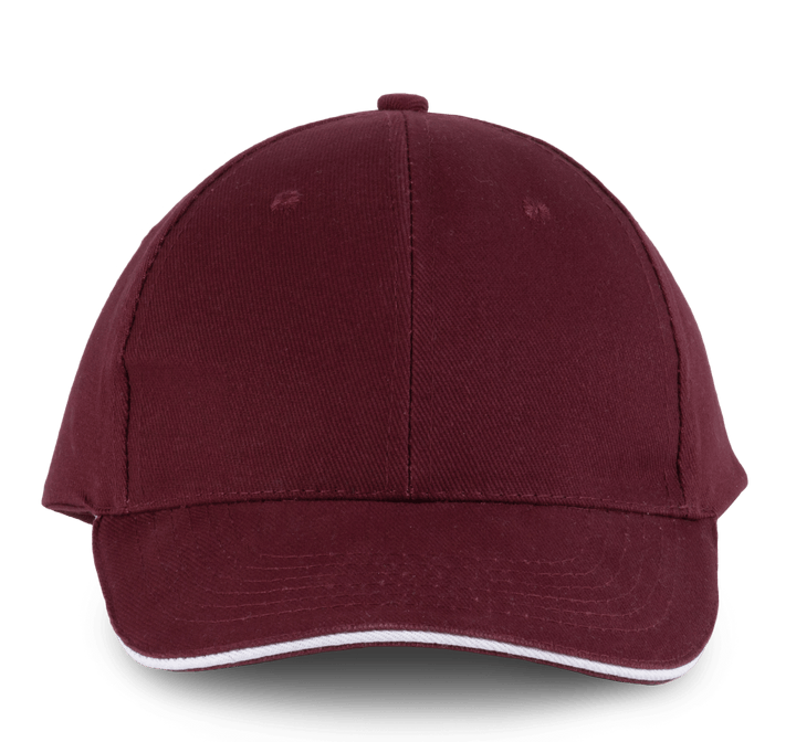 Orlando Burgundy with White Piping - KARIBAN -  by MANELLI | MANELLI MANELLI | Burgundy