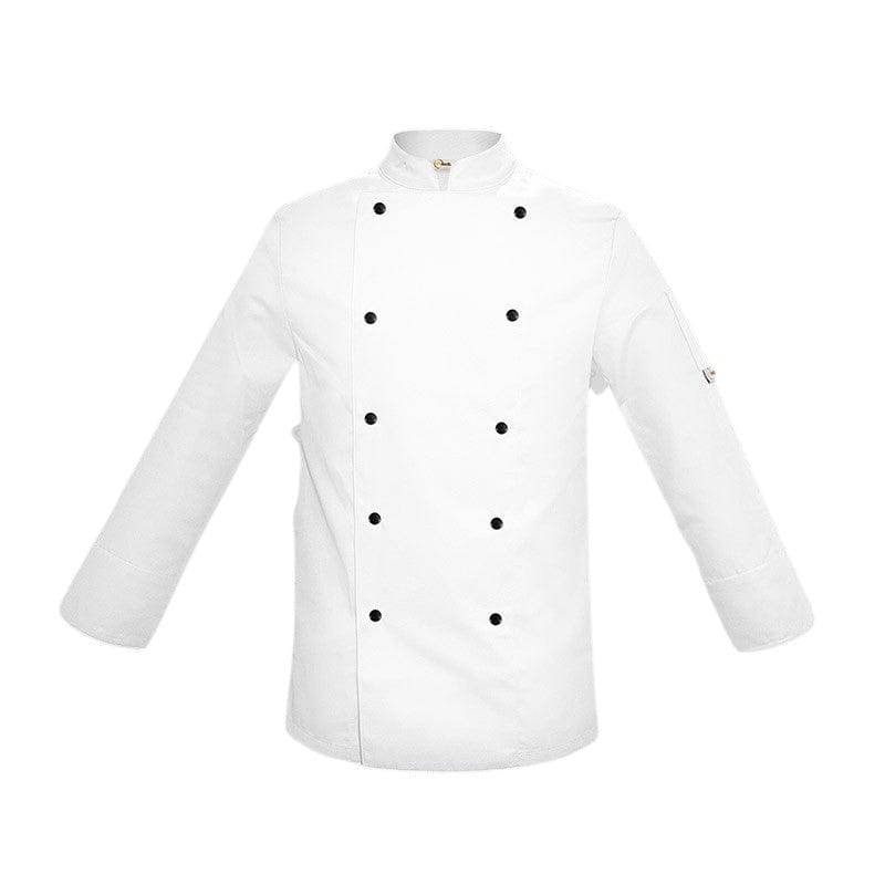 Children's White Chef Jacket with Black Buttons - MANELLI -  by MANELLI | MANELLI``