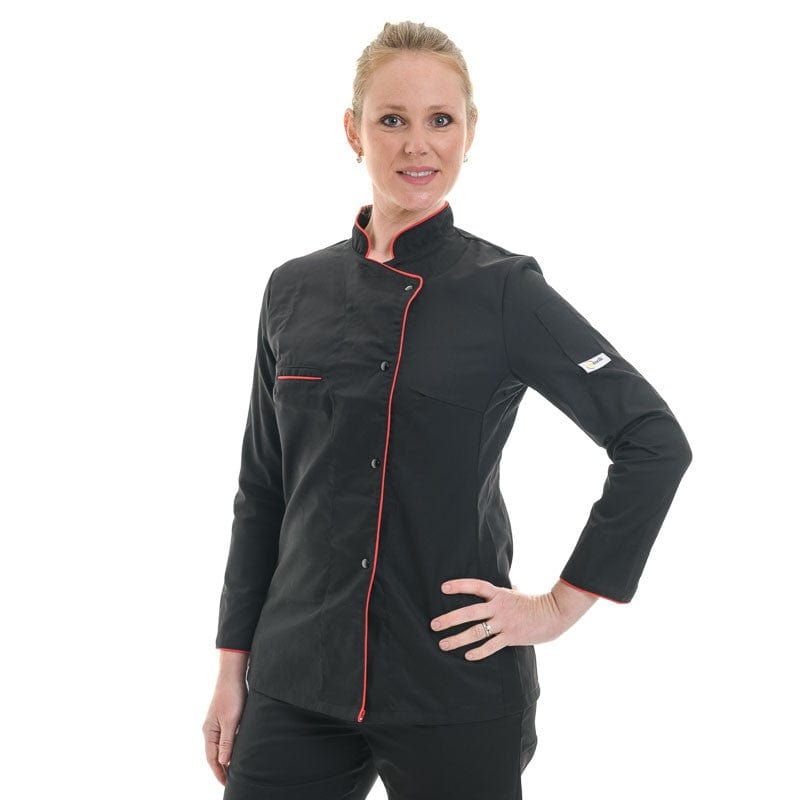 Women's Kitchen Coat with Red Piping - MANELLI -  by Manelli | MANELLI``