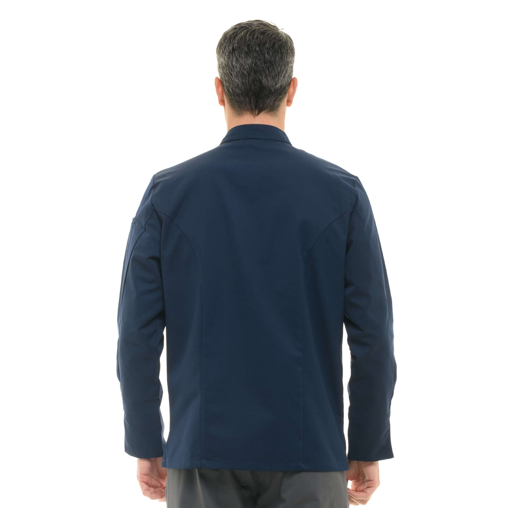 Men's Long Sleeve Navy Chef Coat  - MANELLI -  by Manelli | MANELLI``