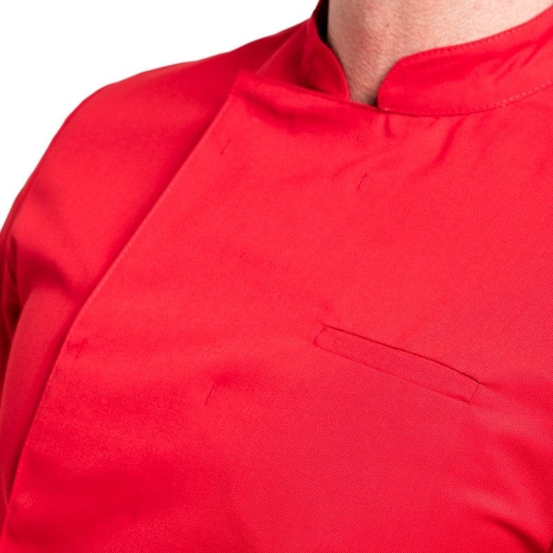 Men's Long Sleeve Red Kitchen Coat - MANELLI -  by Manelli | MANELLI``