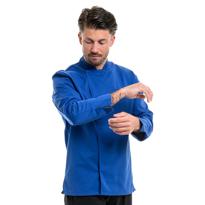 Men's Long Sleeve Royal Chef's Coat Texas - MANELLI -  by Manelli | MANELLI``