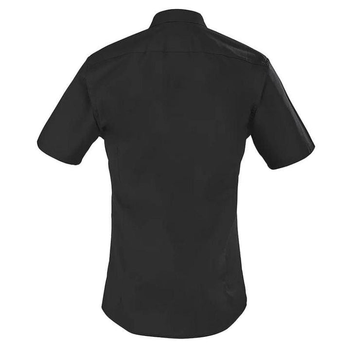 Men's Short Sleeve Cappuccino Black Service Shirt - LAFONT SERVICE -  by MANELLI | MANELLI``