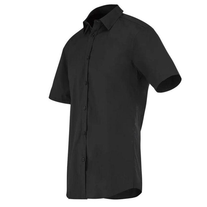 Men's Short Sleeve Cappuccino Black Service Shirt - LAFONT SERVICE -  by MANELLI | MANELLI``