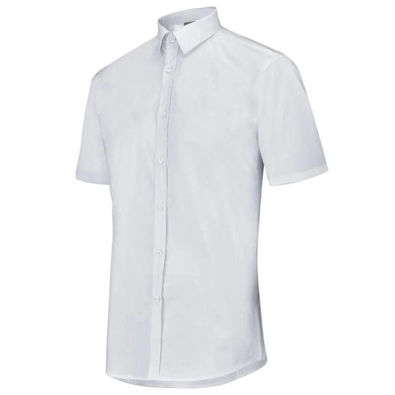 Men's White Capuccino Service Shirt Short Sleeves - LAFONT -  by MANELLI | MANELLI``