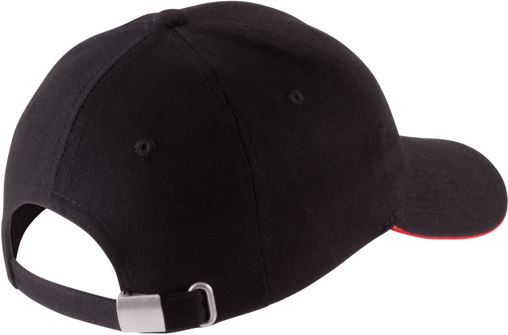 Orlando Black Cap with Red Piping - KARIBAN -  by MANELLI | MANELLI``