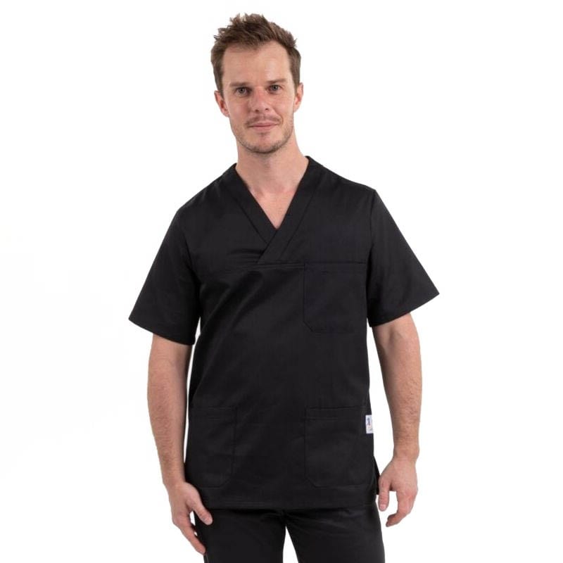 MANELLI S / black Black V-Neck Chef Tunic – MANELLI