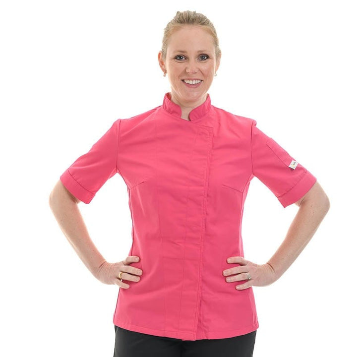 Women's Pink Short Sleeve or Long Sleeve Kitchen Coat - MANELLI -  by Manelli | MANELLI``