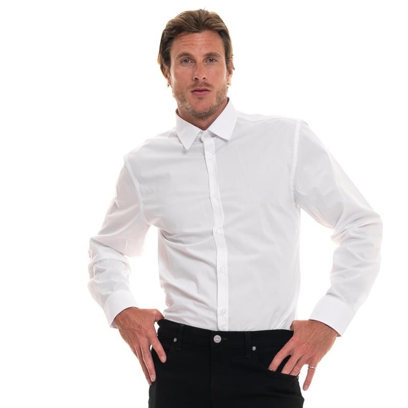 Cattura White Men's Waiter Shirt - LAFONT SERVICE -  by MANELLI | MANELLI``